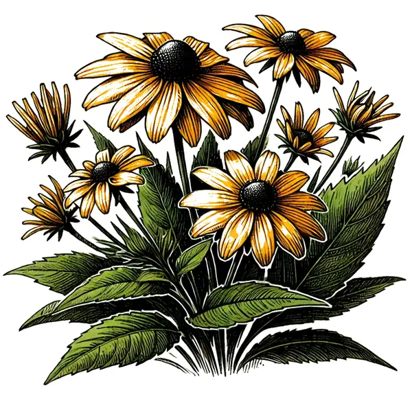 Black-eyed Susan, one of the best plants for summer flowering in North Carolina gardens.