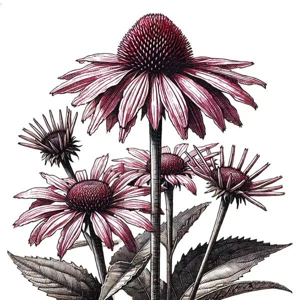 Coneflower, a resilient plant for summer flowering in North Carolina gardens.