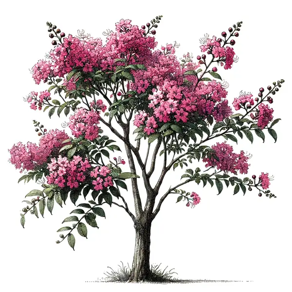 Crape Myrtle, a stunning plant for summer flowering in North Carolina gardens.
