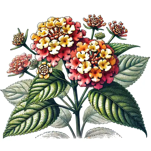 Lantana, a hardy plant for summer flowering in North Carolina gardens.