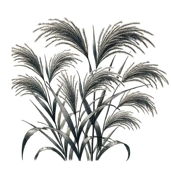 Pampas Grass, a striking plant for summer planting in North Carolina gardens.