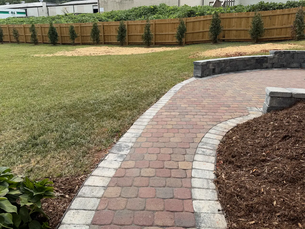 After: Grice Court Patio & Retaining Wall