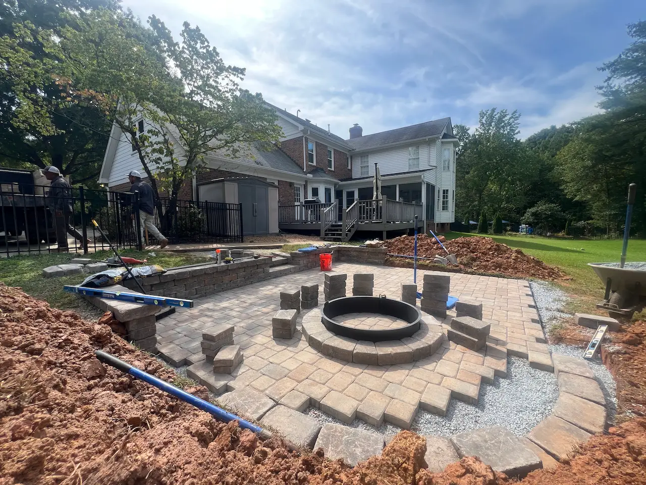Before: Providence Forest Patio