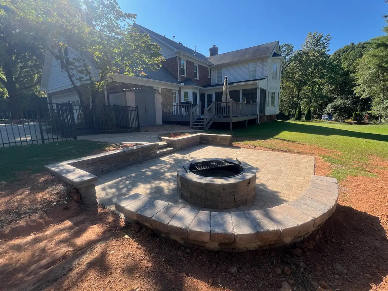 After: Providence Forest Patio