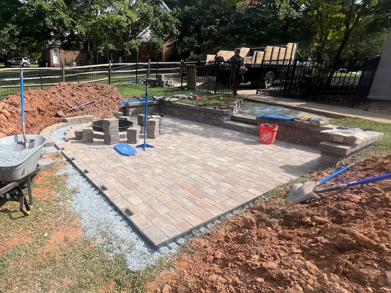 Before: Providence Forest Patio